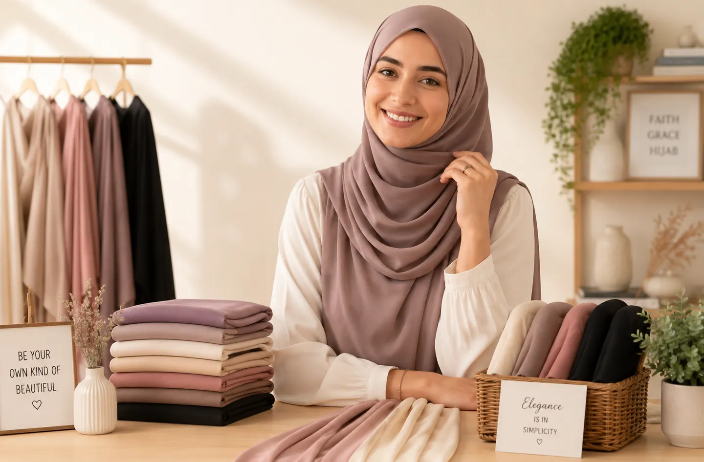 {{ We are the world's biggest Hijab Shop online store where innovation meets the real Hijab Lover lover. }}
